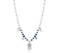 Collana Brosway Chakra Donna Acciaio Simbolo Acchiappasogni Azzurro BHKN082