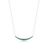 BrosWay Collana donna Collezione Fancy FLG130 - Argento e Life Green