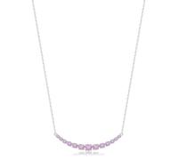 BrosWay Collana Donna Collezione Fancy FVP116 in Argento e Vibrant Pink