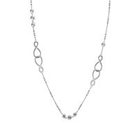 Brosway Collana Donna, Collana Lunga in Acciaio e Cristalli | Collezione Ribbon - BBN17