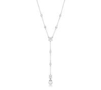 Brosway Collana Donna Girocollo in Argento | Collana Girocollo con Infinite White, Perle | Collezione Fancy - FIW170