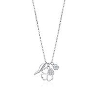 Brosway Collana Donna in Acciaio e Cristalli con Simbolo Quadrifoglio | Collezione Chakra - BHKN053