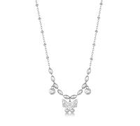 Brosway Collana Girocollo Donna In Acciaio Con Simbolo Farfalla, Collana Donna Collezione Chakra - BHKN165