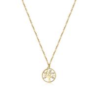 Brosway Collana Donna, Collana in Acciaio e Cristalli con Simbolo Albero Della Vita | Collezione Chakra - BHKN094