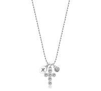 Brosway Collana Lunga Donna In Acciaio Con Simbolo Croce, Collana Donna Collezione Chakra - BHKN060