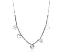 Brosway Collana Donna in Acciaio e Cristalli con Simbolo Cuore | Collezione Chant - BAH28