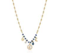 Collana CHAKRA acciaio, pvd oro, luna, madreperla, cristalli Brosway Donna BHKN0