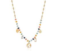 Brosway Collana Donna, Collana in Acciaio e Cristalli/pietre Naturali con Simbolo Mondo | Collezione Chakra - BHKN083