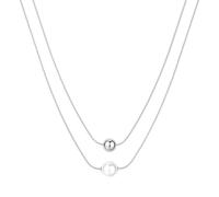 Brosway Collana Donna in Argento con Perle, Modello BPC46, Elegante Gioiello per Occasioni Speciali