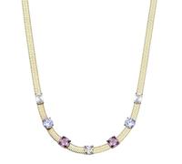 Brosway Collana girocollo Dreaming in acciaio 316L dorato e cristalli amethyst BIG06