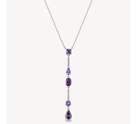 Brosway COLLANA GIROCOLLO Fancy - in argento e zirconi viola FMP131