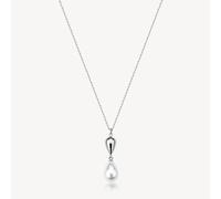 Brosway Collana Donna in Acciaio con Perla, Pendente a Goccia, Catenina Elegante BPC68, Gioiello Raffinato per Occasioni Speciali