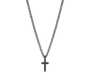 Brosway Collana Ink BIK20 nera con croce - Collana