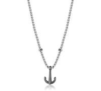 Brosway Collana Uomo, Collana in Acciaio con Simbolo Ancora | Collezione Poseidon - BPN02