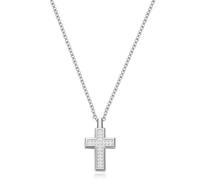 Brosway Collana Lunga Uomo In Acciaio Con Simbolo Croce, Collana Uomo Collezione Bullet - BUL55