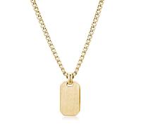 Collana INK acciaio e pvd oro tag Brosway Uomo BIK02