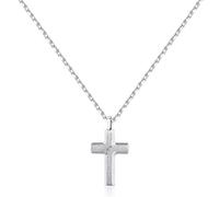 Brosway Collana di design in acciaio con croce Backliner BBC04