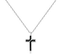 Brosway Collana Uomo In Acciaio Con Simbolo Croce, Collana Uomo Collezione Backliner - BBC07