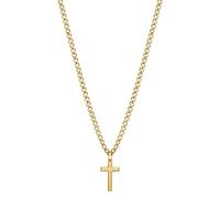 Brosway Collana Uomo In Acciaio Con Simbolo Croce, Collana Uomo Collezione Ink - BIK30