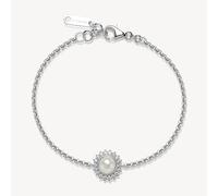 BROSWAY FANCY BRACCIALE DA DONNA CON PERLA E GIRO DI ZIRCONI ARGENTO 925 FIW138