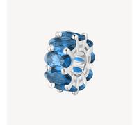 BROSWAY FANCY CHARM CON ZIRCONI IN ARGENTO 925 FFB01 FREEDOM BLUE