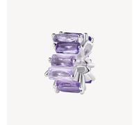 BROSWAY FANCY CHARM CON ZIRCONI IN ARGENTO 925 FMP03 colore MAGIC PURPLE
