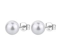 Brosway Orecchini Donna a Lobo in Argento | Orecchini a Lobo con Infinite White, Perle | Collezione FANCY - FIW143