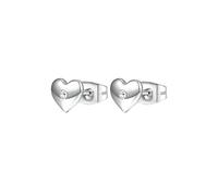 Brosway Orecchini Donna in Acciaio | Orecchini con Cristalli e Simbolo Cuore | Collezione CHAKRA - BHKE039