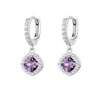 Orecchini da donna di Brosway della collezione Fancy della linea Magic Purple. Orecchini in argento 925 rodiato, e zirconi viola. La referenza è: FMP125