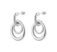 BROSWAY AMY ORECCHINI IN ACCIAIO PENDENTI CON CERCHI BAY28 (4630)