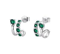 Orecchini da donna di Brosway della collezione Fancy della linea Life Green. Orecchini in argento 925 rodiato, e zirconi verdi. La referenza è: FLG134
