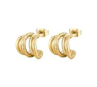 ORECCHINI AMY ACCIAIO PVD COLOR ORO DONNA BROSWAY