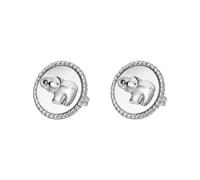 Brosway Orecchini Donna, Orecchini a Lobo in Acciaio con Simbolo Elefante | Collezione CHAKRA - BHKE145