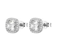 Orecchini da donna di Brosway della collezione Fancy della linea Infinite White. Orecchini al lobo in argento 925 rodiato, e zirconi bianchi. La referenza è: FIW160