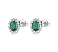 BrosWay Orecchini Donna FLG14 Collezione FANCY a lobo in argento Life Green