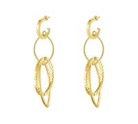 Brosway Orecchini Donna, Orecchini Pendenti in Acciaio e Cristalli | Collezione GEOMETRIC - BGO21