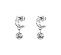 Brosway Orecchini Donna In Acciaio Con Simbolo Luna, Orecchini Donna Collezione Chakra - BHKE180