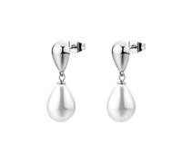 BROSWAY PERFECT ORECCHINI PENDENTI IN ACCIAIO CON PERLA BPC74 (4798)
