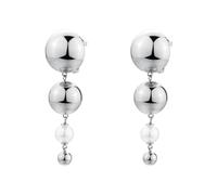 Brosway Orecchini Donna Pendenti in Acciaio | Orecchini Pendenti con Perle | Collezione PERFECT - BPC60