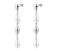 BrosWay Orecchini pendenti PERFECT BPC76 Donna in acciaio con perle (4799)