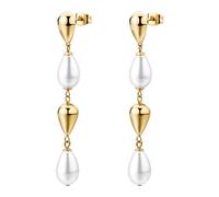 Brosway Orecchini Lunghi Con Perle Artificiali Perfect Bpc77 - Orecchini