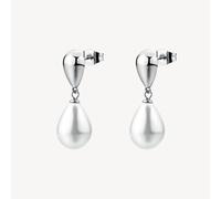 BROSWAY PERFECT ORECCHINI PENDENTI IN ACCIAIO CON PERLA BPC74 (4798)