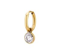 Brosway Orecchino Singolo A Cerchio Donna In Acciaio, Orecchino Singolo Donna Collezione Chakra - BHKE128