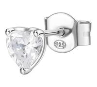 Brosway Orecchino Singolo A Lobo Donna In Argento Con Simbolo Cuore, Orecchino Singolo Donna Collezione Fancy - FIW95