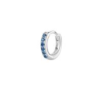 Brosway Orecchino Singolo Donna a Cerchio in Argento | Orecchini a Cerchio con Freedom Blue | Collezione FANCY - FFB80