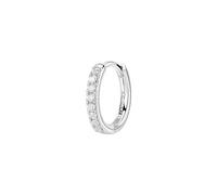 Brosway Orecchino Singolo Donna a Cerchio in Argento | Orecchini a Cerchio con Infinite White | Collezione FANCY - FIW89