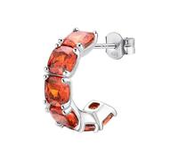 BROSWAY FANCY ORECCHINO SINGOLO CON ZIRCONI IN ARGENTO 925 FVO10 VITAMIN ORANGE