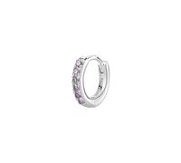 BROSWAY FANCY ORECCHINO SINGOLO A CERCHIO ARGENTO E ZIRCONI FMP85 MAGIC PURPLE