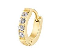 Brosway Orecchino singolo placcato in oro con cristalli Chakra BHKE037