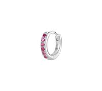 BROSWAY FANCY ORECCHINO A CERCHIO SINGOLO ARGENTO E ZIRCONI FPR84 PASSION RUBY